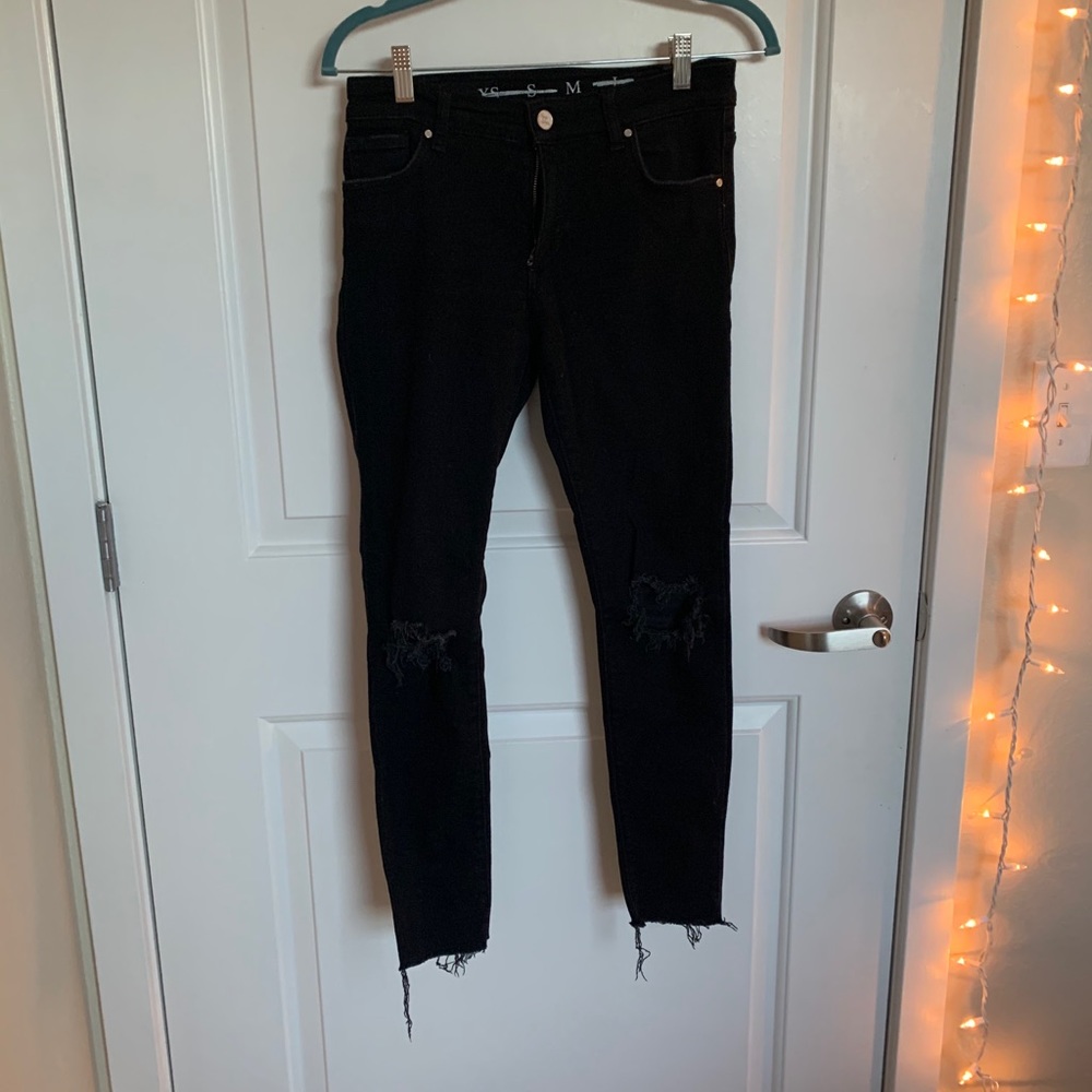 Black Bik Bok distressed jeans